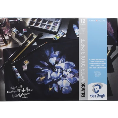 Afbeelding van Van Gogh aquarel papier zwart FSC mix A3 360 gram