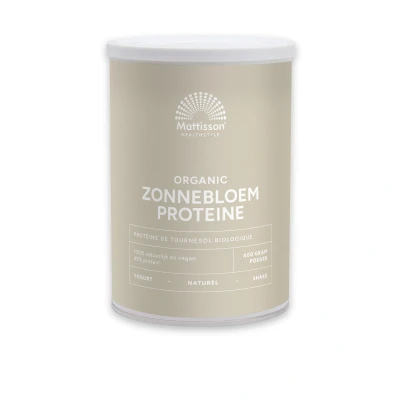 Afbeelding van Mattisson Zonnebloem Proteïne poeder 45% 400 g