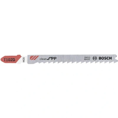 Image de BOSCH 2609256C56 lame de scie sauteuse T 102 D HCS (2 pièces)