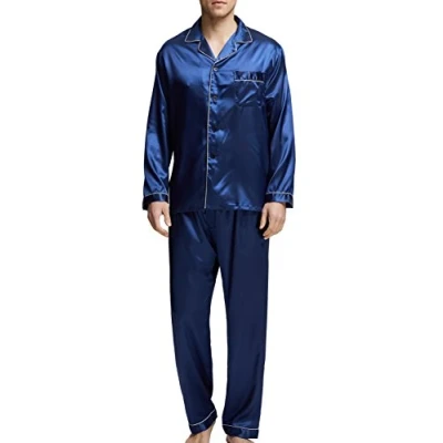 Afbeelding van Satijnen pyjama voor heren