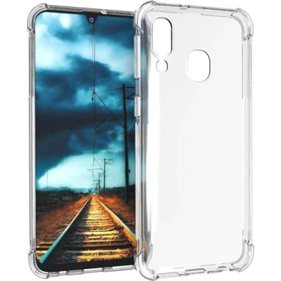 Afbeelding van iMoshion Hoesje Geschikt voor Samsung Galaxy A40 Siliconen Shockproof Case Transparant