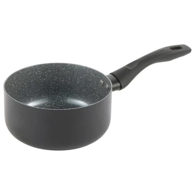 Afbeelding van Progress BW12910EU7 Marble Ceramic braadpan, 1,4 l, 16 cm, antiaanbaklaag, keramische coating, geschikt voor inductie, licht geperst aluminium, zachte handgreep