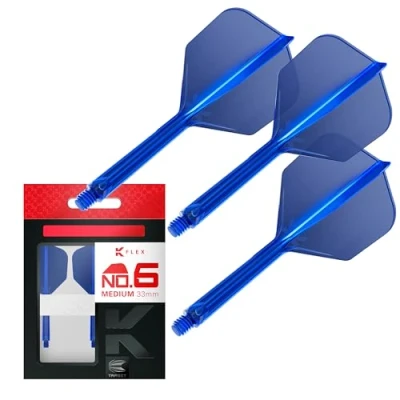 Afbeelding van Target K Flex Blue NO6 Dart Flights Medium