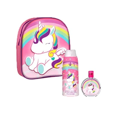 Afbeelding van Eau my Unicorn Geschenkset De Toilette 50 ml &amp; Douchegel 300 Met Rugzak