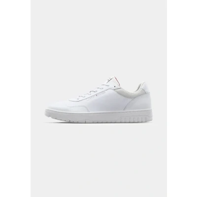 Afbeelding van Tommy Hilfiger Th Sneaker Core Lth Pinperf BasHomme, Wit, 40 EU