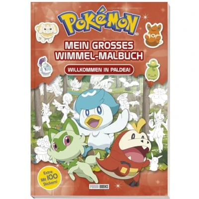 Afbeelding van Pokémon: Mein großes Wimmel Malbuch Willkommen in Paldea!