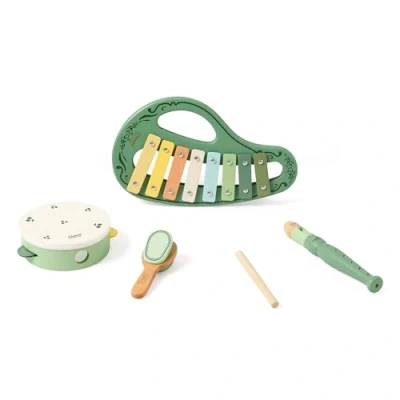 Afbeelding van Classic World Houten Vintage Muziekinstrumenten Set, 5dlg.