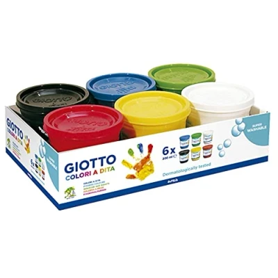 Afbeelding van Giotto vingerverf 200 ml 6 stuks
