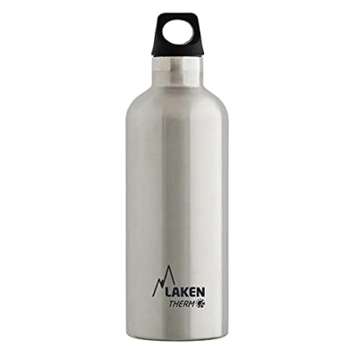 Afbeelding van Laken Futura roestvrijstalen thermosfles met vacuüm isolatie en smalle hals, 500 ml, zilverkleurig