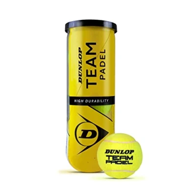 Afbeelding van Dunlop Unisex Padelballen Team Padel Geel