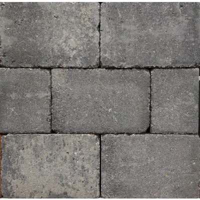 Afbeelding van Trommel 20x30x6 cm grijs/zwart