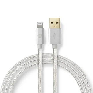 Afbeelding van Apple Lightning kabel 1 meter (Zilver)