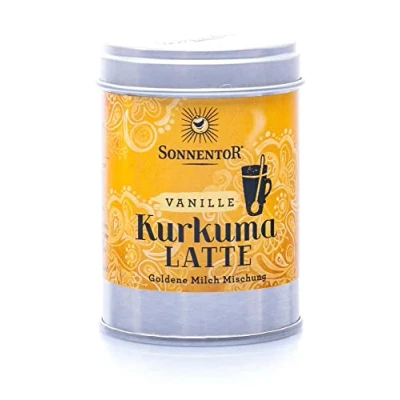 Afbeelding van Sonnentor Kurkuma Latte Vanille 60GR