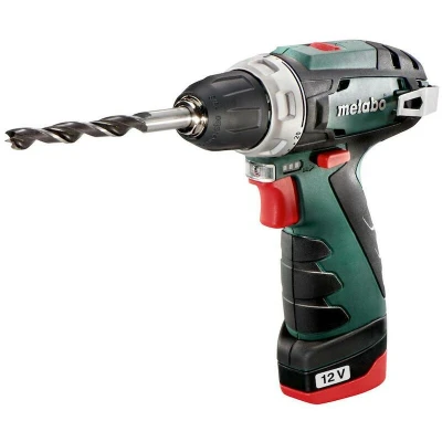 Afbeelding van Metabo POWERMAXX BS BASIC 600984500 Accu schroefboormachine 12 V 2.0 Ah Li ion Incl. 2 accus, lader, koffer