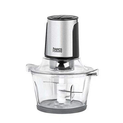 Afbeelding van Teesa TSA3227 Hakmolen met glazen kom, 1,5 liter