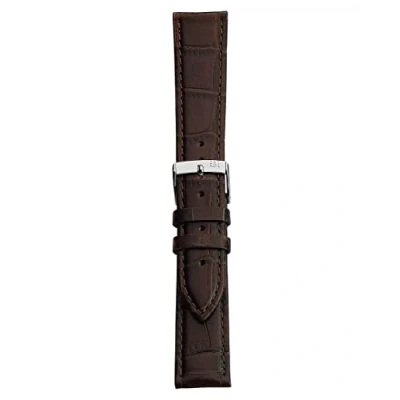 Afbeelding van Morellato PMX032BOLLE IG Horlogebandje Leer Donkerbruin 24 mm