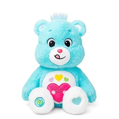 Afbeelding van Care Bears Ecologisch knuffeldier, middelgroot, 35 cm, beer altijd aanwezig, schattig pluche dier om te verzamelen, duurzaam voor jongens en meisjes