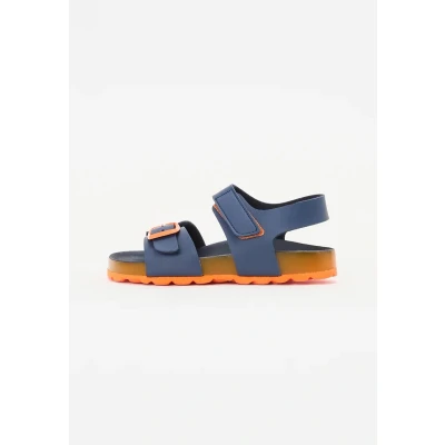 Afbeelding van LICO Bioline Master Unisex Sandalen voor kinderen, Maat: 32, Navy/orange Kunststof/ textiel