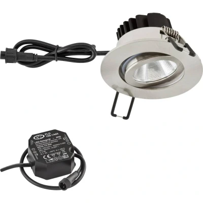 Afbeelding van EVN PC650N91302 Lichttechnik LED inbouwlamp vast ingebouwd 8.4 W RVS