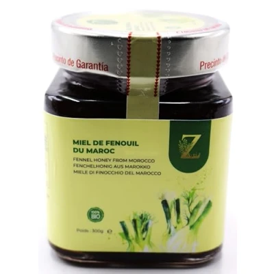 Afbeelding van Marokkaanse venkelhoning 300 g, een zeldzame en unieke honing 100% natuurlijk, geoogst in de regio Souss Massa Draa