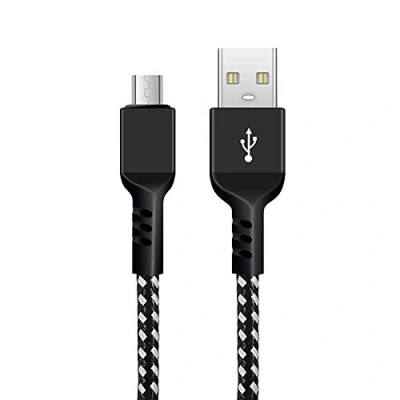 Image de Câble micro USB Maclean, Support Fast Charge 2.4A, Transfert de données, 5V/2.4A, Noir, Longueur 2m, MCE483