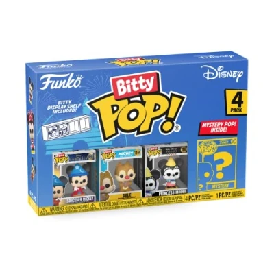 Afbeelding van Funko Bitty Pop! Disney 4 Pack Sorcerer Mickey, Dale, Princess Minnie and mystery