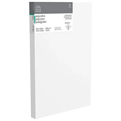 Afbeelding van Winsor &amp; Newton 6206056 Deep Edge professioneel frame van katoenmix, 385 g/m², drievoudig gegrond, middelgrote korrel, ideaal voor olieverf en acrylverf, 40 x 60 cm