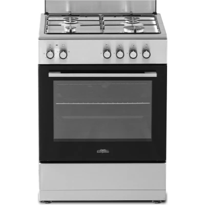 Afbeelding van Everglades EVCK6011 Gasfornuis RVS 60CM 62 Liter 5 Jaar Garantie