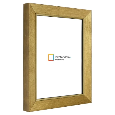 Afbeelding van Fotolijst Hout Goud 15x20 cm