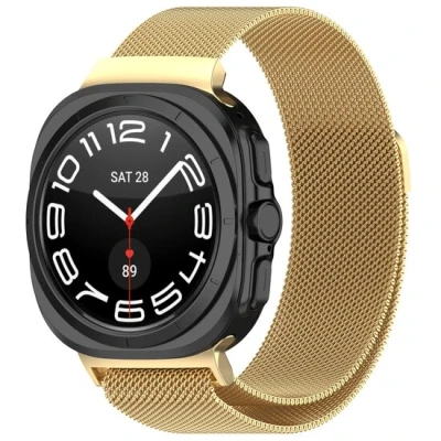 Afbeelding van Milanese band Goud Samsung Galaxy Watch Ultra 47mm