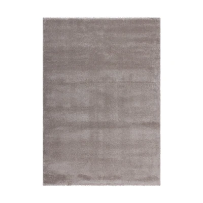 Afbeelding van Velvet Softtouch Effen Luxe Vloerkleed Laagpolig Beige 80x150 cm