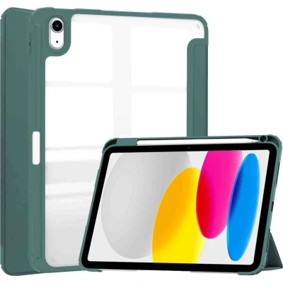 Afbeelding van imoshion Trifold Hardcase Bookcase voor de Apple iPad 11 (2025) inch A16 / 10 (2022) 10.9 Groen