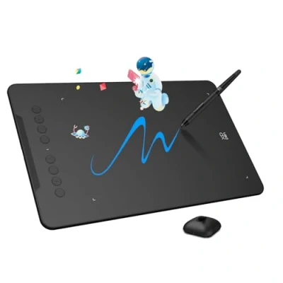 Afbeelding van XP Pen Deco 01 V2 Graphics Tablet Drukpen 8192 Niveaus met Aanpasbare Toetsen Grafische Tabletten Tekentablet