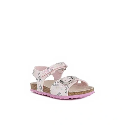Afbeelding van Geox Sandal Chalki GIRL Sandalen voor kinderen, Maat: 21, Light pink/fuchsia Hoogwaardig imitatieleer