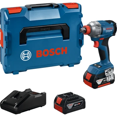 Afbeelding van BOSCH GDX 18V 285 accu draaislagmoeraanzetter in L BOXX 136 (2x 4,0Ah + lader) 06019N2102