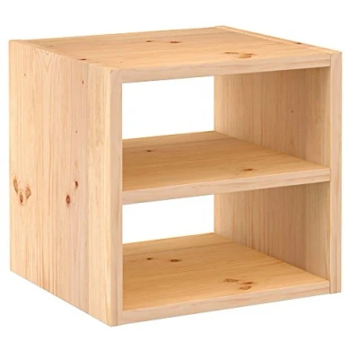 Image de Astigarraga Cube de rangement en pin massif Dinamic Tablette intermédiaire
