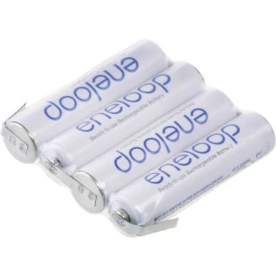 Afbeelding van Panasonic eneloop Reihe F1x4 Accupack Aantal cellen: 4 Batterijgrootte: AAA (potlood) Z soldeerlip NiMH 4.8 V 750 mAh