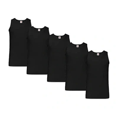 Afbeelding van Fruit of the Loom Herenvest (5 stuks), Zwart
