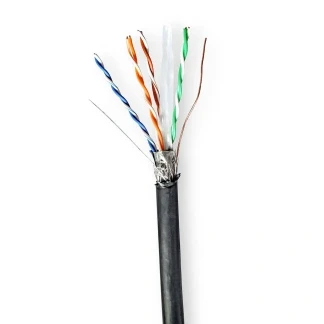 Afbeelding van Netwerkkabel voor buiten Cat6 S/FTP 305 meter (Stugge kern, 100% koper)