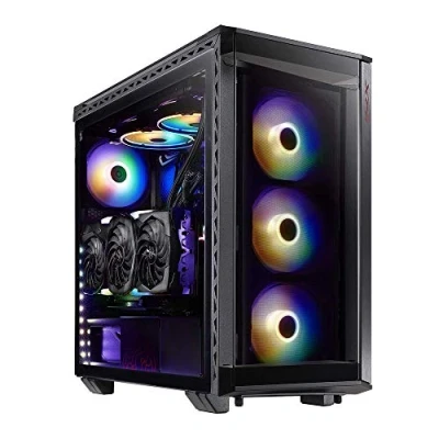Afbeelding van Micro ATXMini ITX ATX Midtower Behuizing XPG Battlecruiser Zwart ARGB
