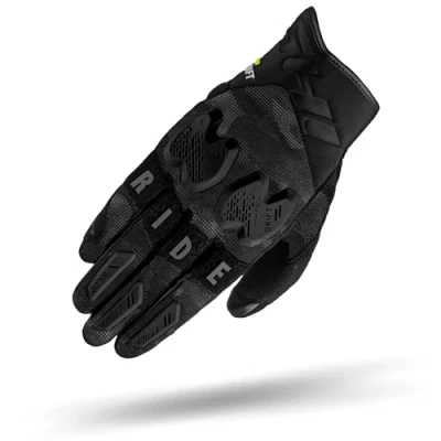 Afbeelding van SHIMA Drift GLV Motorhandschoenen voor heren, van leer, lang, geventileerd, geperforeerd, goedgekeurd, motorfiets, touchscreen, scooter, versterkte loopkledingbeschermer (heren