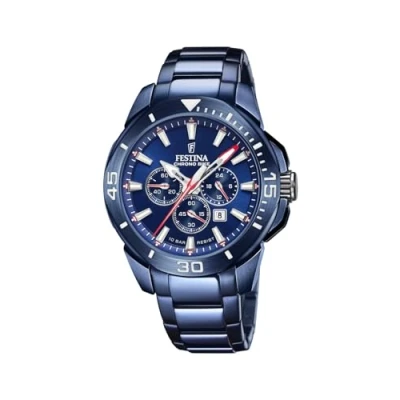 Afbeelding van Festina Special Edition Chronograaf, Heren, Maat: One Size, Blue