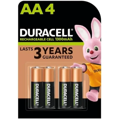 Afbeelding van Duracell HR6 / DC1500 AA batterijen, 1300 mAh, 4 stuks