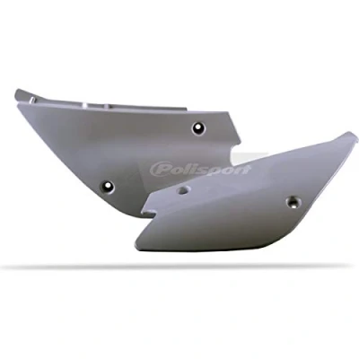 Afbeelding van Polisport Zijnummerplaten Kawasaki KX100 KX85 2001 2013 Suzuki RM100 2003 Wit