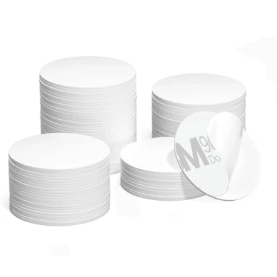 Afbeelding van NFC Tag NTAG215 kaarten, programmeerbaar, NFC, lege witte kaart met zelfklevende achterkant, muntenkaart, compatibel Tagmo en compatibele telefoons apparaten (50 stuks)