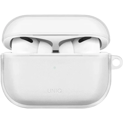 Afbeelding van Uniq Hoesje Geschikt voor AirPods Pro 2 Glase Case transparant