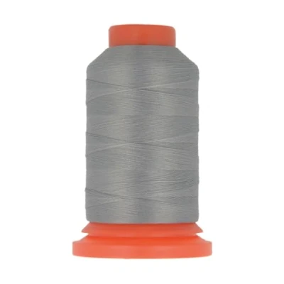 Afbeelding van Spoel van schuimstof, polyester, 1000 m, gemaakt in Frankrijk, grijs