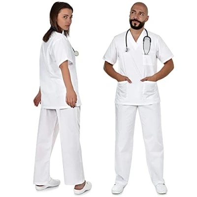 Afbeelding van B well Colombo Medische kleding, uniseks, Wit