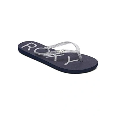 Afbeelding van Roxy VIVA Sparkle Teenslippers, Dames, Maat: 38, Navy Kunststof