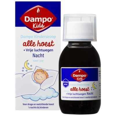 Afbeelding van Dampo Nacht Alle Hoest Kindersiroop